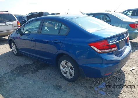 2013 Honda Civic Lx from USA, damaged, VIN 2HGFB2F57DH592633